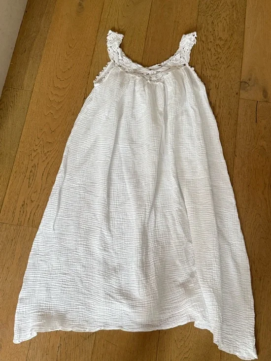 Kassatly’s Palm Beach white shift cotton nightgown dress - Picture 6 of 9